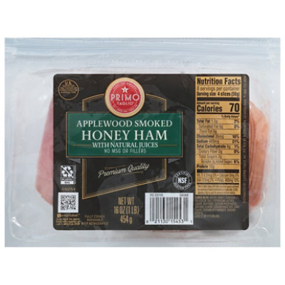 Primo Taglio Applewood Honey Ham Pillow Pack - 16 Oz - Image 3