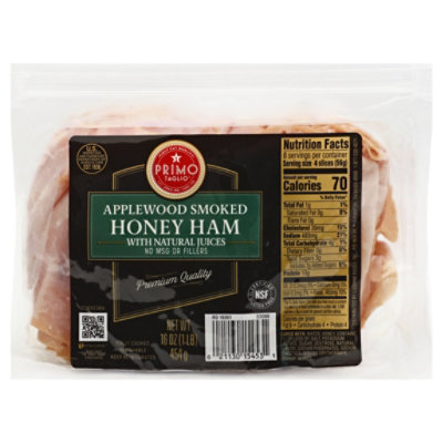 Primo Taglio Applewood Honey Ham Pillow Pack - 16 Oz