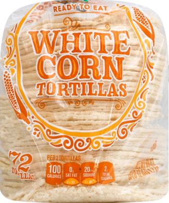 Signature SELECT White Corn Tortillas  Bag 72 Count - 60 Oz - Image 2