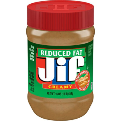 Jif Peanut Butter Creamy Reduced Fat - 16 Oz - Image 1