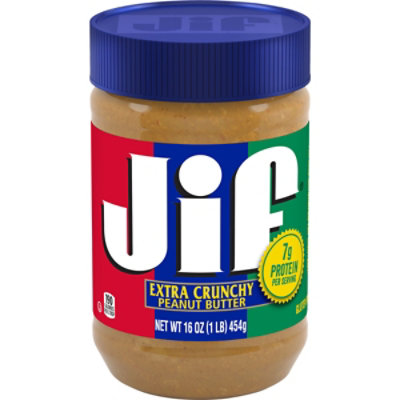 Jif Extra Crunchy Peanut Butter - 16 Oz