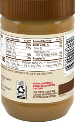 Jif Natural Peanut Butter Creamy - 16 Oz - Image 6