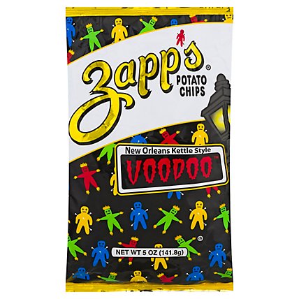 Zapps Potato Chips New Orleans Kettle Style Voodoo - 5 Oz - Image 3