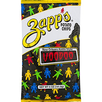 Zapps Potato Chips New Orleans Kettle Style Voodoo - 5 Oz - Image 2