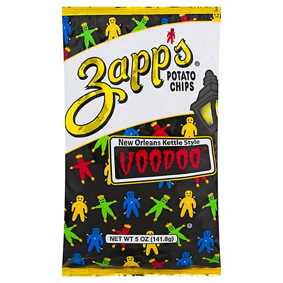 Zapps Potato Chips New Orleans Kettle Style Voodoo - 5 Oz