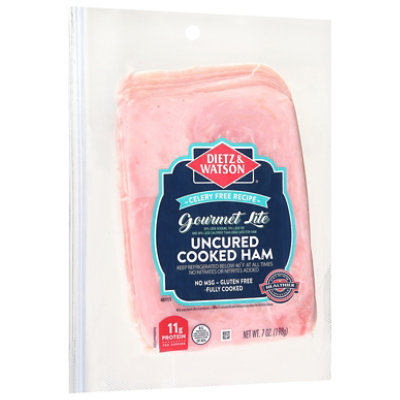 Dietz & Watson Gourmet Lite Cooked Ham - 7 Oz - Image 1