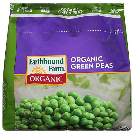 Earthbound Farm Organic Peas Green - 10 Oz - Image 1