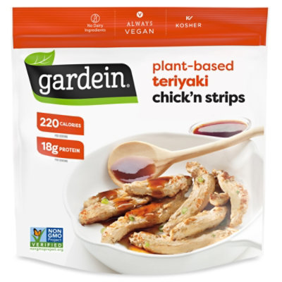 Gardein Meat-Free Meals Chickn Strips Teriyaki - 10.5 Oz