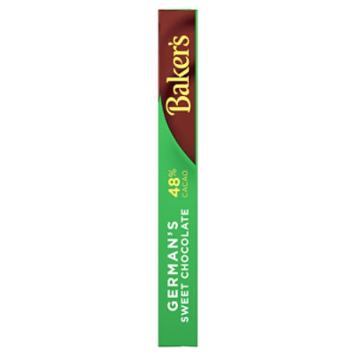 Baker's German's Sweet Chocolate Premium Baking Bar with 48% Cacao - 4 Oz - Image 5