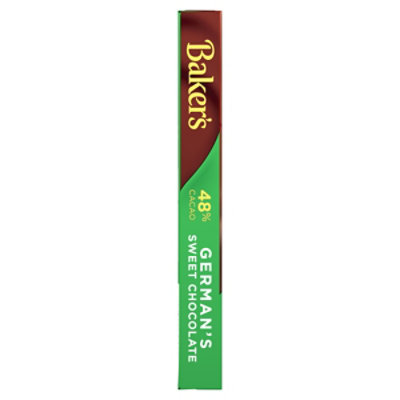 Baker's German's Sweet Chocolate Premium Baking Bar with 48% Cacao - 4 Oz - Image 6