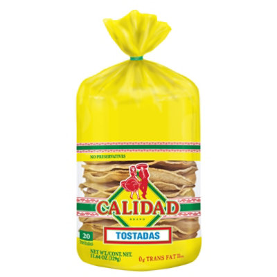 Calidad Yellow Tostadas Caseras - 20 Count - Image 2