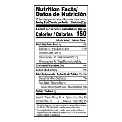 Calidad Yellow Tostadas Caseras - 20 Count - Image 4