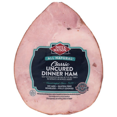 Dietz & Watson All Natural Uncured Classic Dinner Ham - Image 1