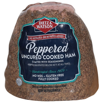 Dietz & Watson Cooked Ham Peppered - Image 1