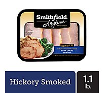 Smithfield Anytime Favorites Naturally Hickory Smoked Pork Chops - 11 Oz