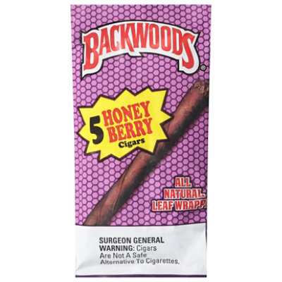 Backwoods Wild N Mild Cigars Honey Berry - 5 Count - Image 3