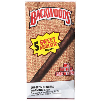 Backwoods Cigars Authentic (aromatic flavor), 5 pieces per bag - Pape, 3,90  €