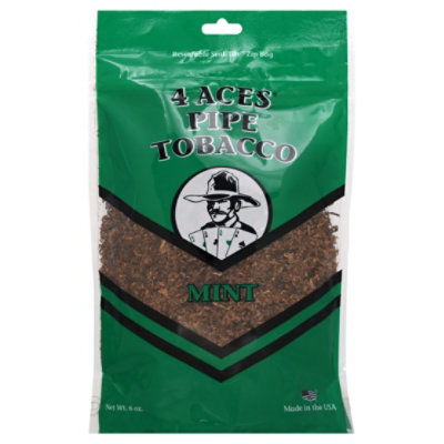 4 aces menthol tobacco 4 Aces Mint Pipe Tobacco - 6 Oz