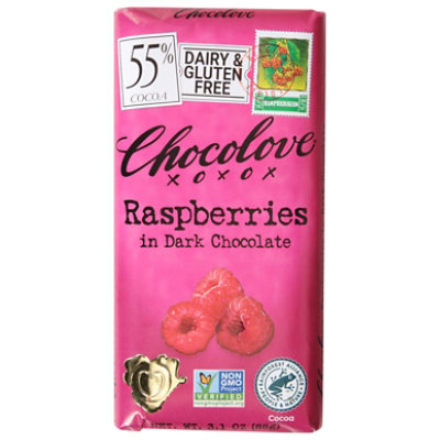 Chocolove Dark Chocolate Raspberries - 12 Count - Image 3