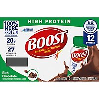 BOOST High Protein Nutritional Drink Rich Chocolate - 12-8 Fl. Oz. - Image 6