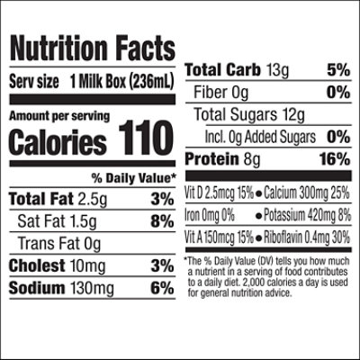 Horizon Organic Shelf-Stable 1% Lowfat Milk Box - 8 Fl. Oz. - Image 4