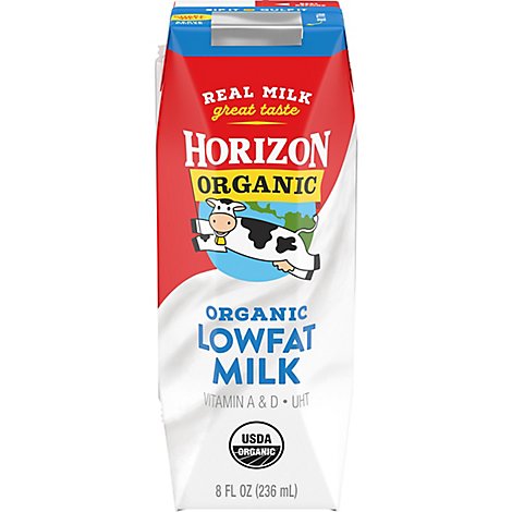 Horizon Organic Milk 1% Lowfat - 8 Fl. Oz.