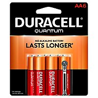Duracell Quantum Battery Alkaline AA - 6 Count - Image 1