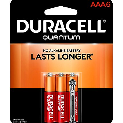 Duracell Quantum Battery Alkaline AAA - 6 count - Image 2