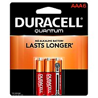 Duracell Quantum Battery Alkaline AAA - 6 count - Image 1