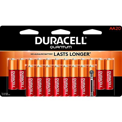 Duracell Quantum Battery Alkaline AA - 20 Count - Image 2