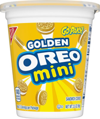 OREO Cookies Sandwich Golden Mini Go-Paks - 3.5 Oz - Image 2