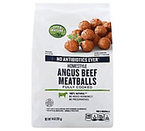 Open Nature Meatballs Homestyle Angus Beef - 14 Oz