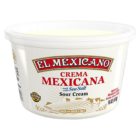 El Mexicano Cheese Crema Mexicana - 16 Oz