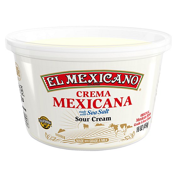 El Mexicano Cheese Crema Mexicana - 16 Oz
