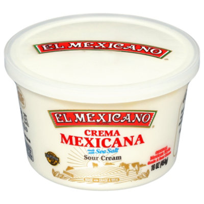 El Mexicano Cheese Crema Mexicana - 16 Oz