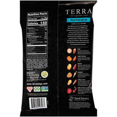 TERRA Vegetable Chips MediTERRAnean Herbs & Hint of Lemon - 6.8 Oz - Image 5