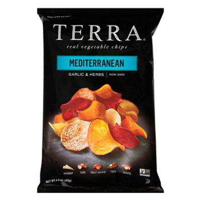 TERRA Vegetable Chips MediTERRAnean Herbs & Hint of Lemon - 6.8 Oz