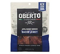 Oberto Bacon Jerky Applewood Smoked - 2.5 Oz