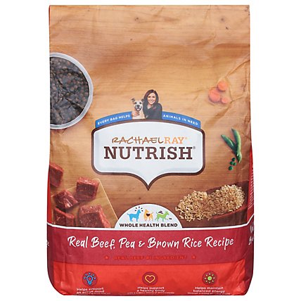 Rachael Ray Nutrish Food for Dogs Real Beef & Brown Rice Recipe Bag - 6 Lb - Image 3