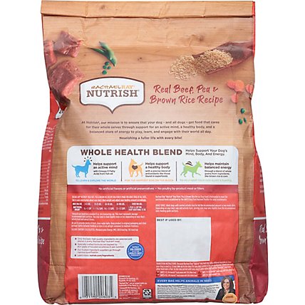 Rachael Ray Nutrish Food for Dogs Real Beef & Brown Rice Recipe Bag - 6 Lb - Image 5