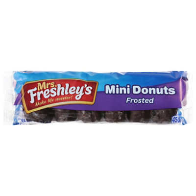 Mrs Freshleys Mini Donuts Frosted Single Serve - 3.3 Oz