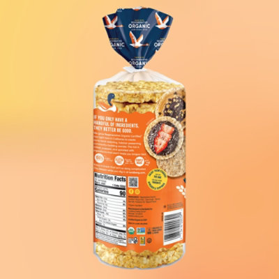 Lundberg Family Farms Regenerative Organic Certified Cinnamon Toast Brown Rice Cakes - 9.5 Oz - Image 8