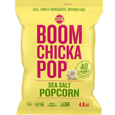 Angie's BOOMCHICKAPOP Sea Salt Popcorn - 4.8 Oz - Image 1