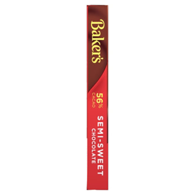 Baker's Semi-Sweet Chocolate Premium Baking Bar with 56% Cacao - 4 Oz - Image 6