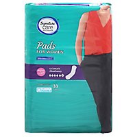 Signature Care Ultimate Absorbency Regular Length Bladder Control Pads For Women - 33 Count - Image 3
