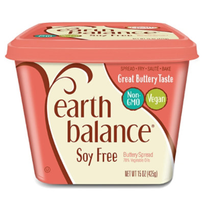 Earth Balance Soy Free Buttery Spread - 15 Oz - Image 1