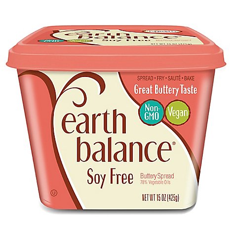 Earth Balance Soy Free Natural Buttery Spread - 15 Oz