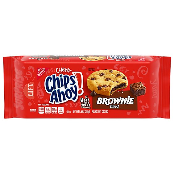 Chips Ahoy! Chewy Cookies Soft Brownie Filled - 9.5 Oz