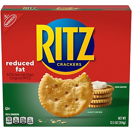 RITZ Crackers Original Reduced Fat - 12.5 Oz - Image 3