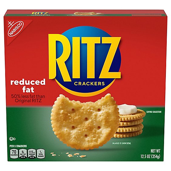 RITZ Crackers Original Reduced Fat - 12.5 Oz
